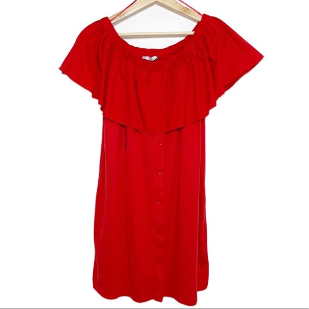 Pull and Bear Off the Shoulder Dress